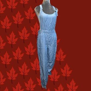 Truth cutie overalls relaxed fit elastic band pant cuff for baggy look comfy